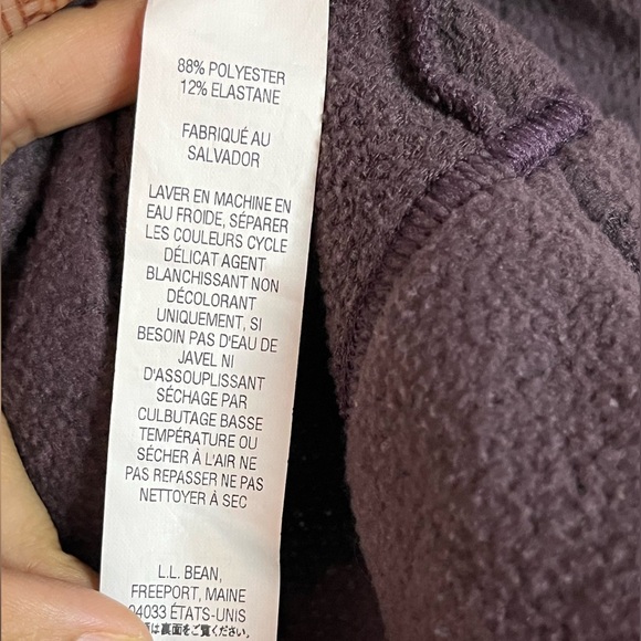 L.L. Bean Women’s Shawl Collar Fleece Pullover - Size Small - Picture 4 of 13